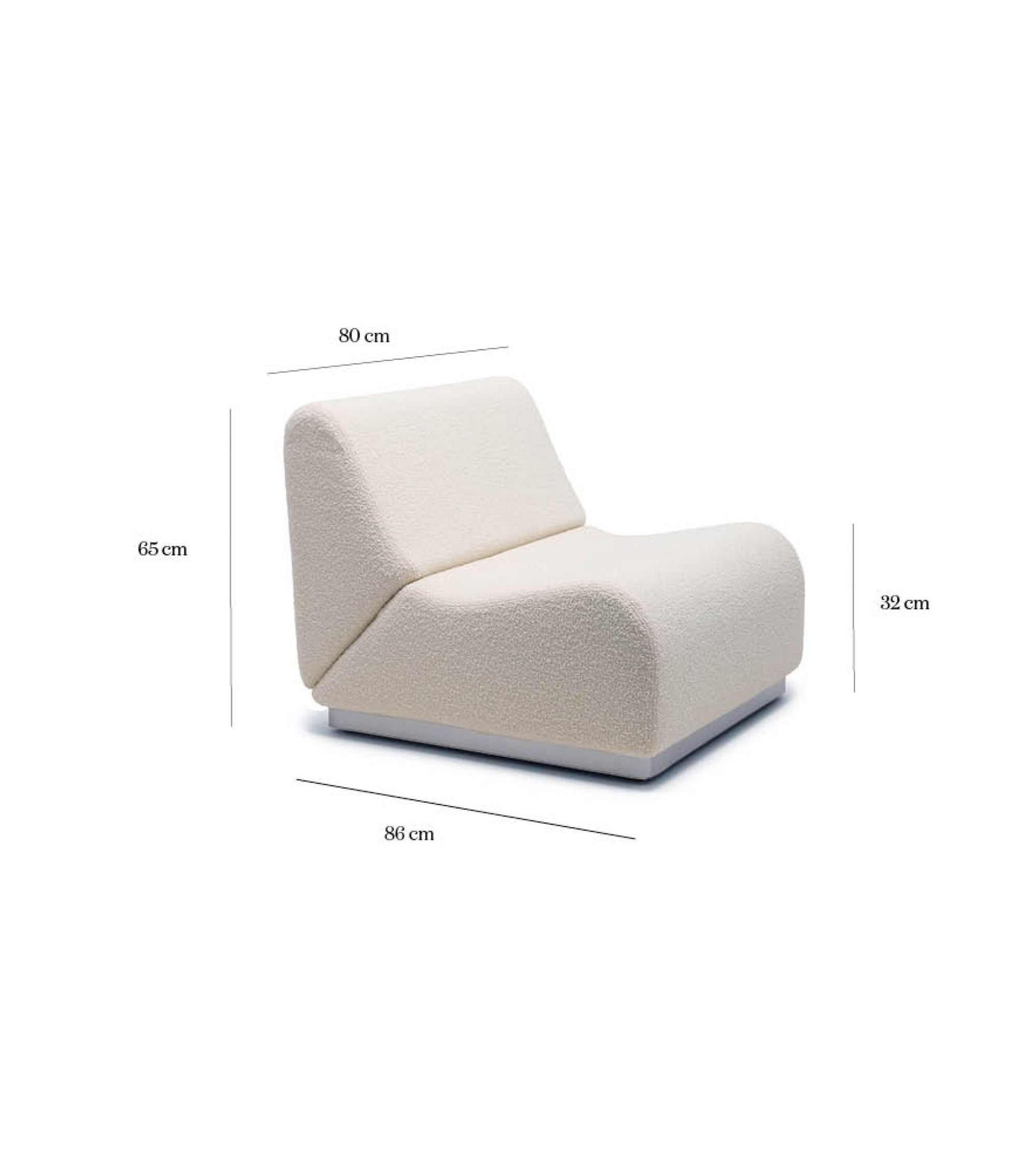 Chauffeuse modulable Rotondo en cuir - Camel