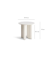Table d'appoint Carlotta en bois - Vert