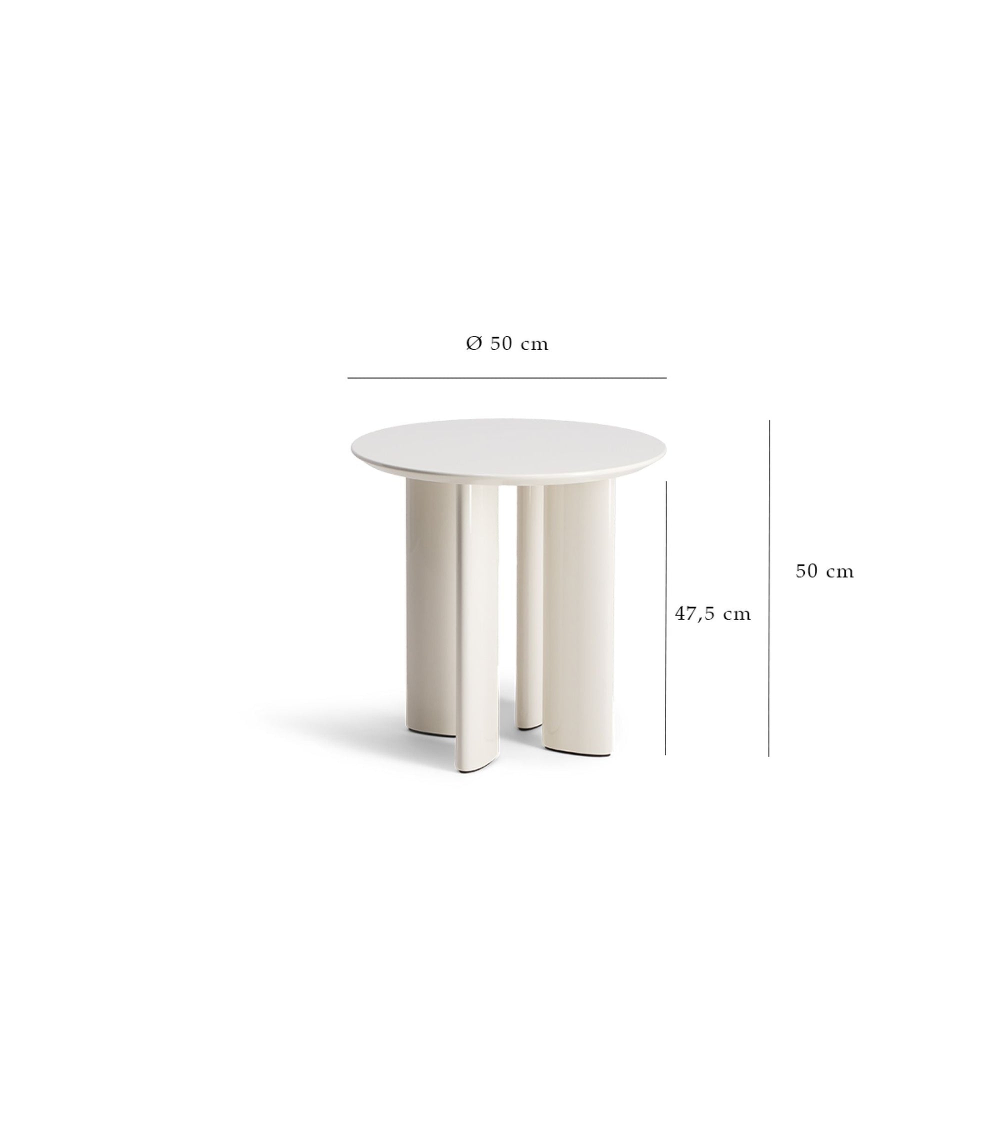 Table d'appoint Carlotta en bois - Vert