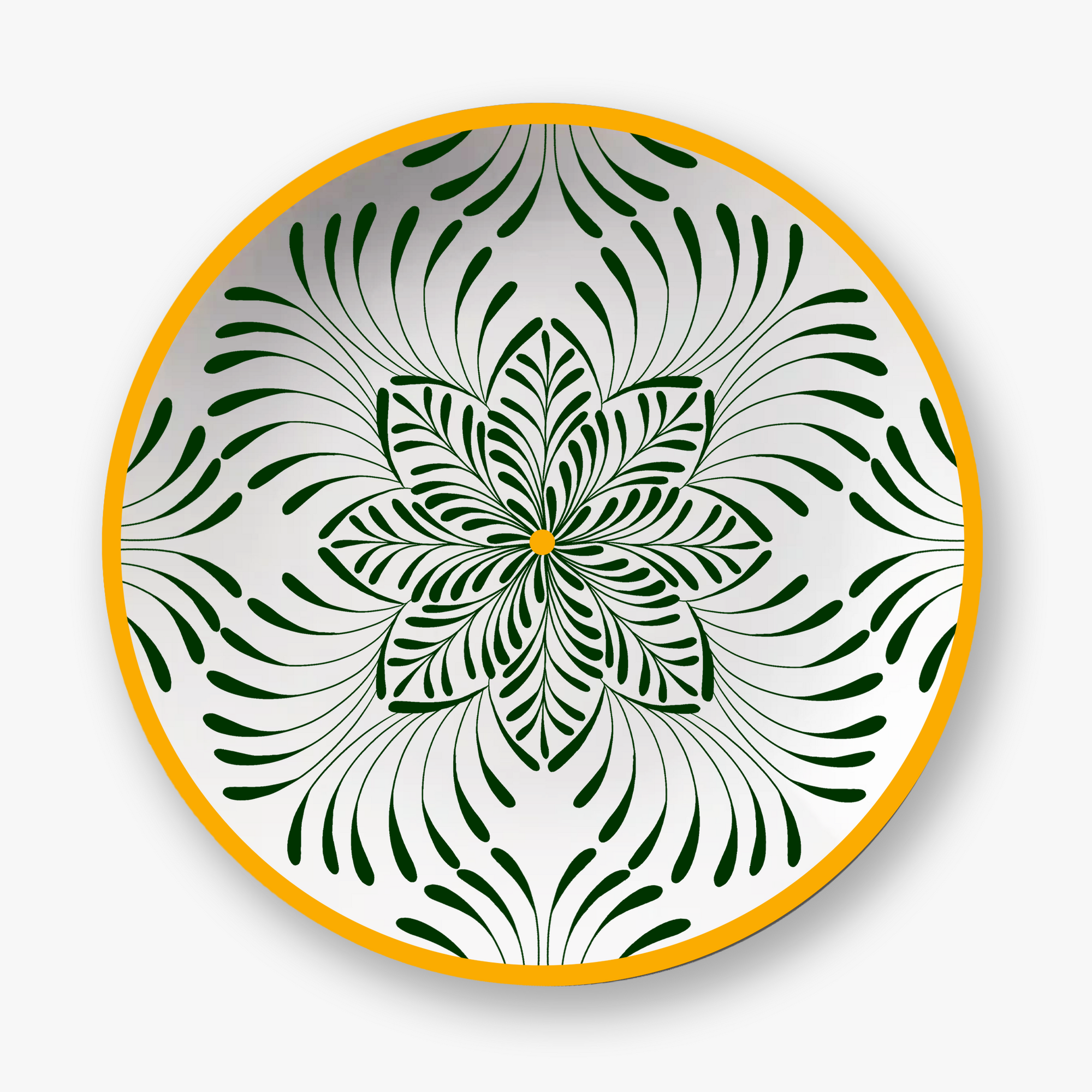 Jaune & Vert Assiettes - Jaune & Vert