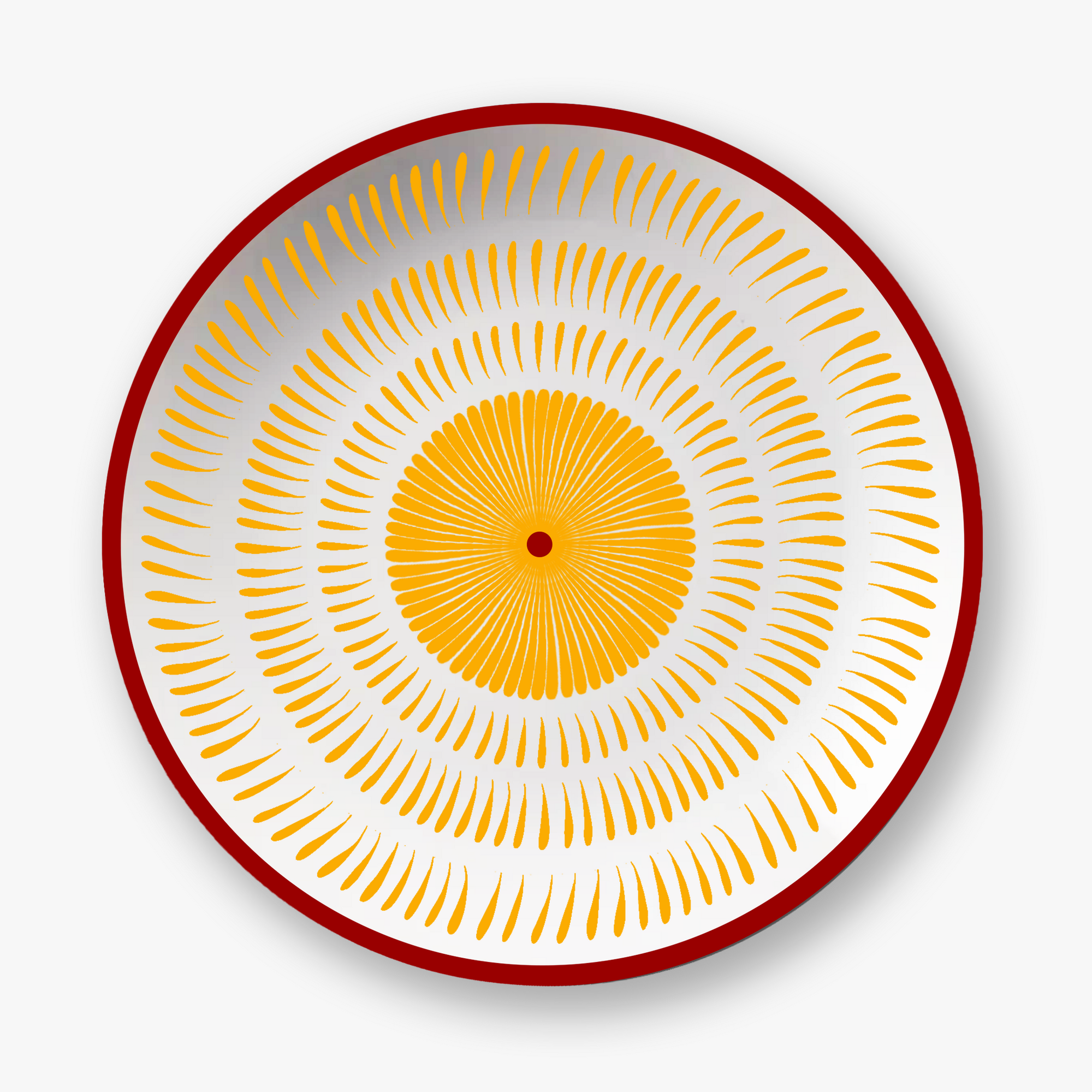 Jaune & Rouge Assiettes - Jaune & Rouge