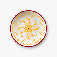 Jaune & Rouge Assiettes - Jaune & Rouge