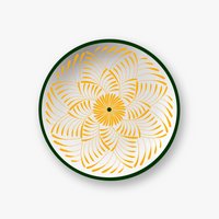 Jaune & Vert Assiettes - Jaune & Vert