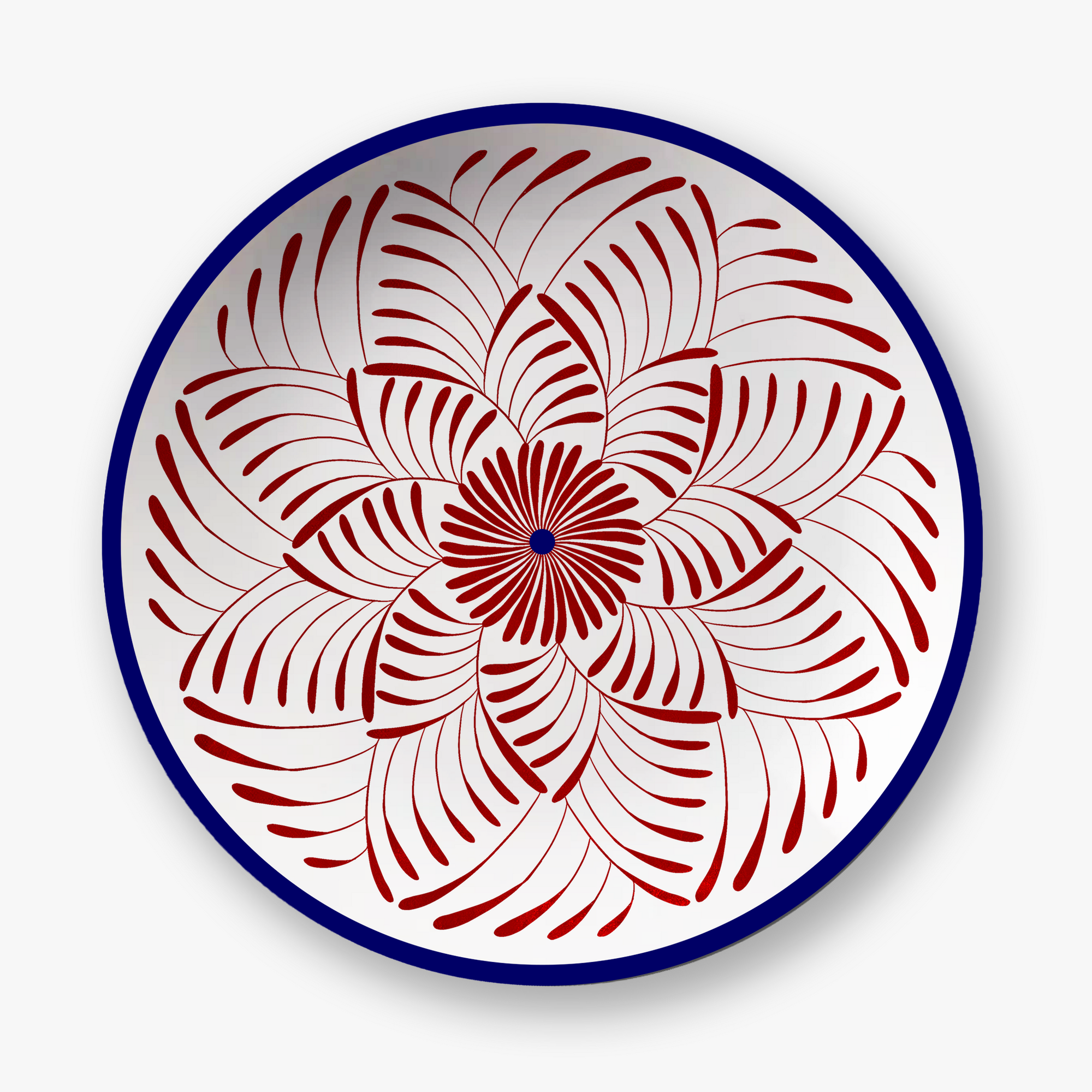 Rouge & Bleu Assiettes - Rouge & Bleu