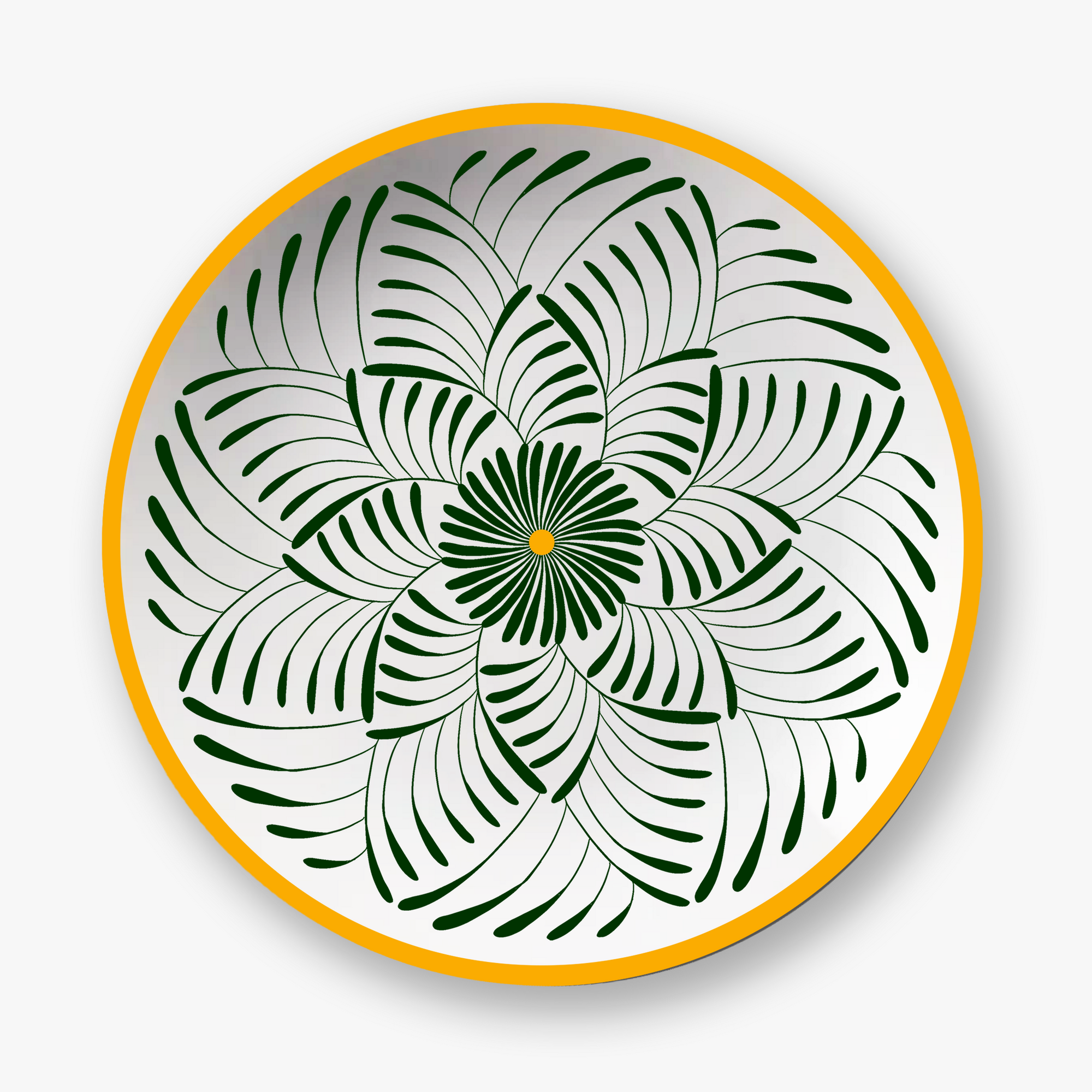 Jaune & Vert Assiettes - Jaune & Vert