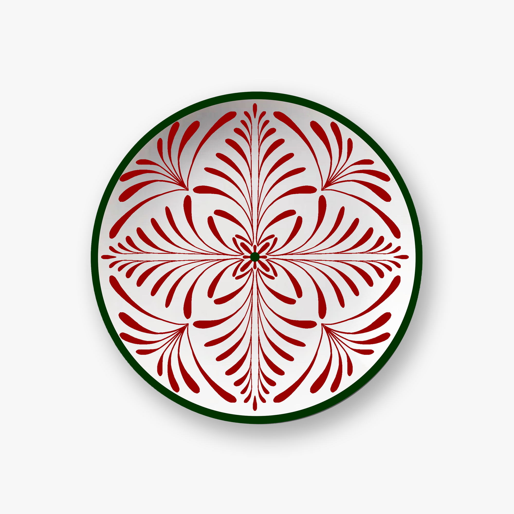 Rouge & Vert Assiettes - Rouge & Vert