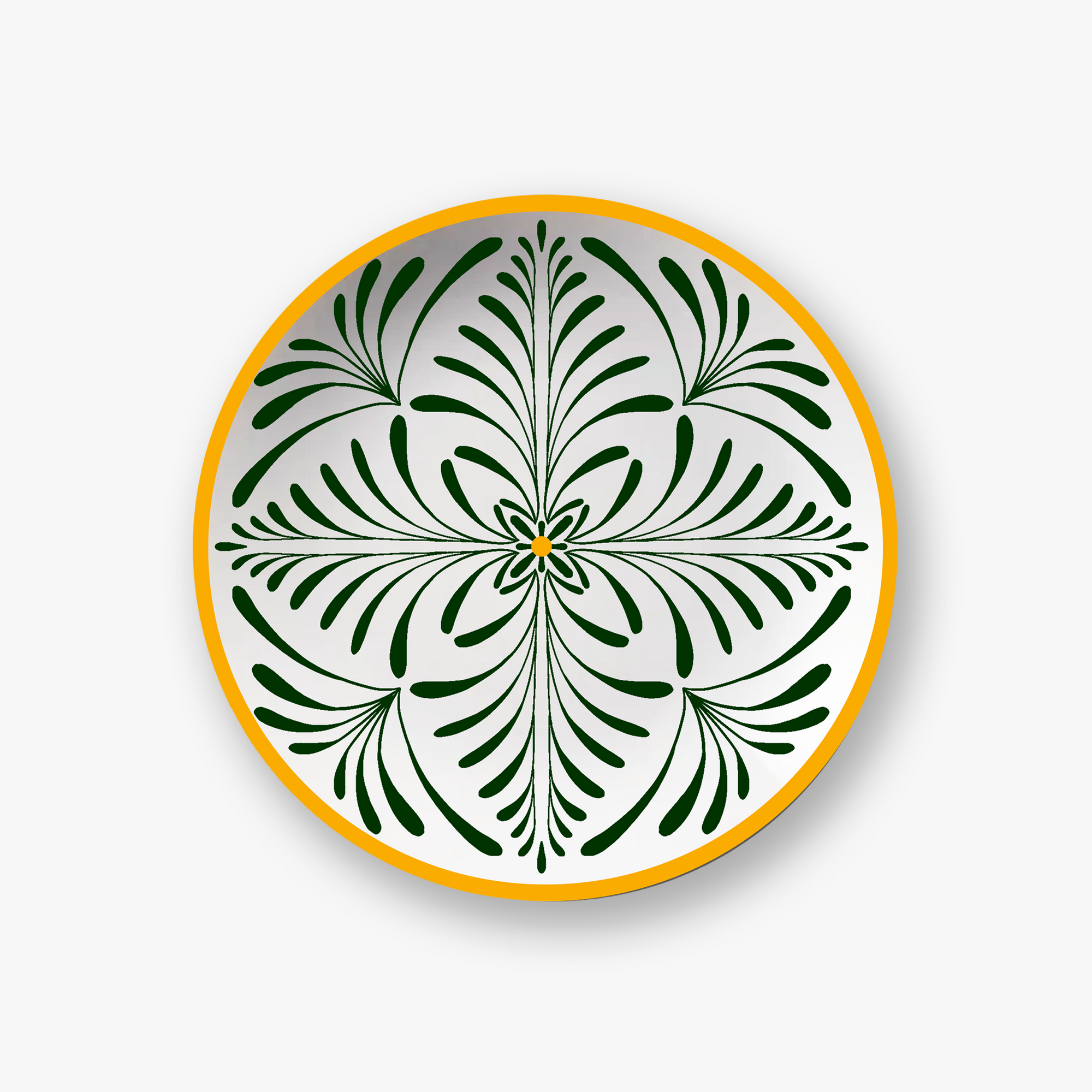 Jaune & Vert Assiettes - Jaune & Vert