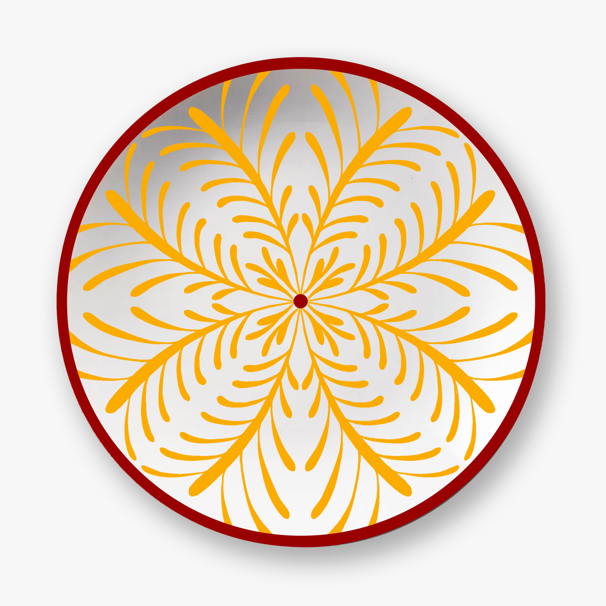 Jaune & Rouge Assiettes - Jaune & Rouge