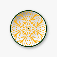 Jaune & Vert Assiettes - Jaune & Vert