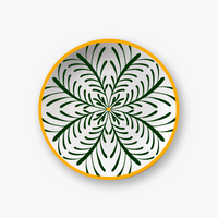 Jaune & Vert Assiettes - Jaune & Vert