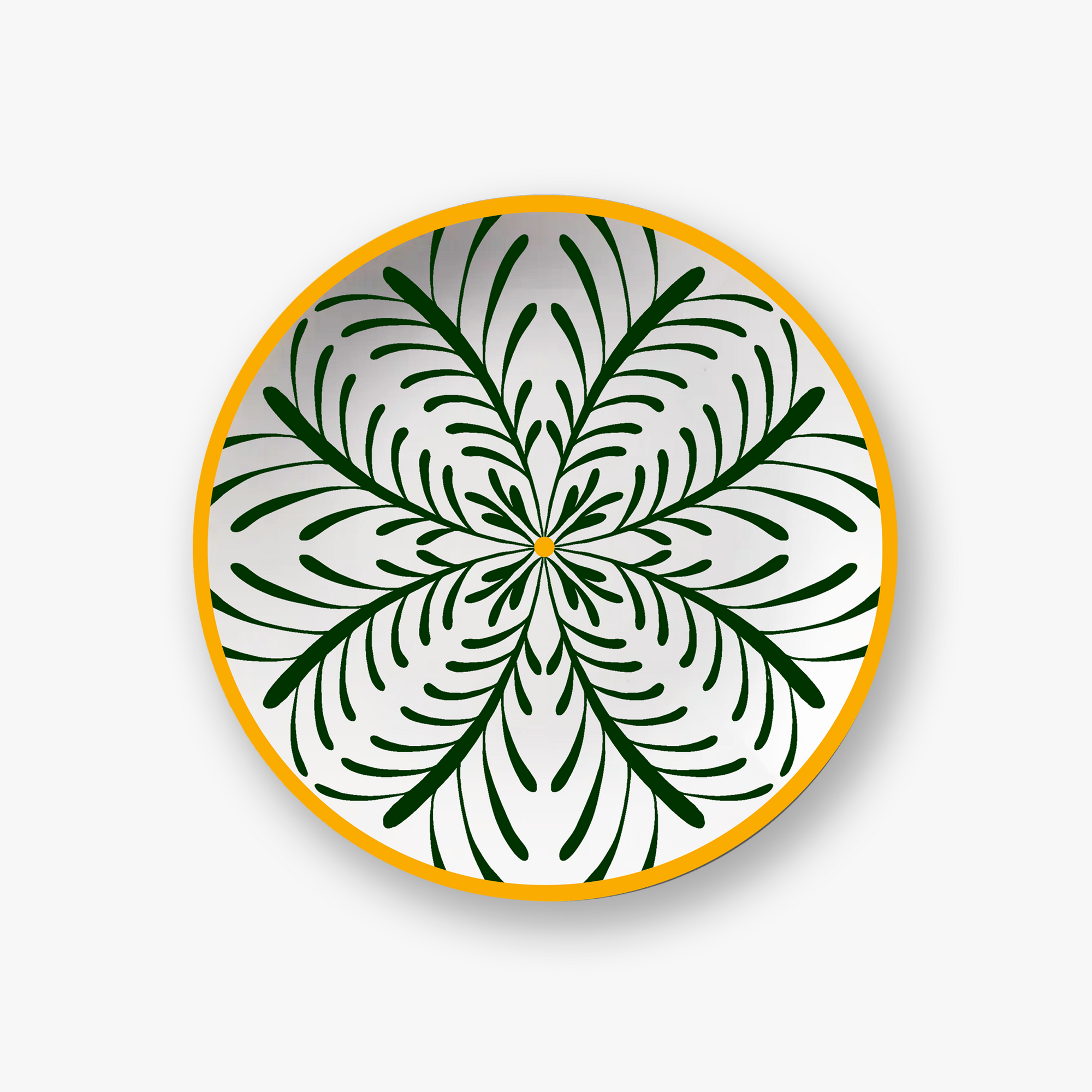 Jaune & Vert Assiettes - Jaune & Vert