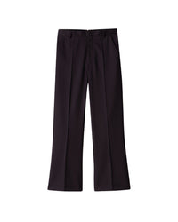 Pantalon Adden court évasé - Aubergine