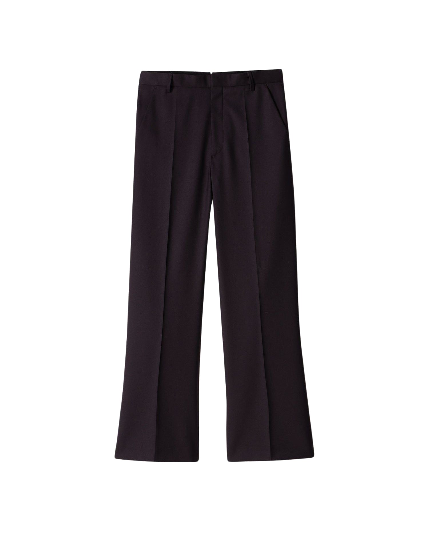Pantalon Adden court évasé - Aubergine