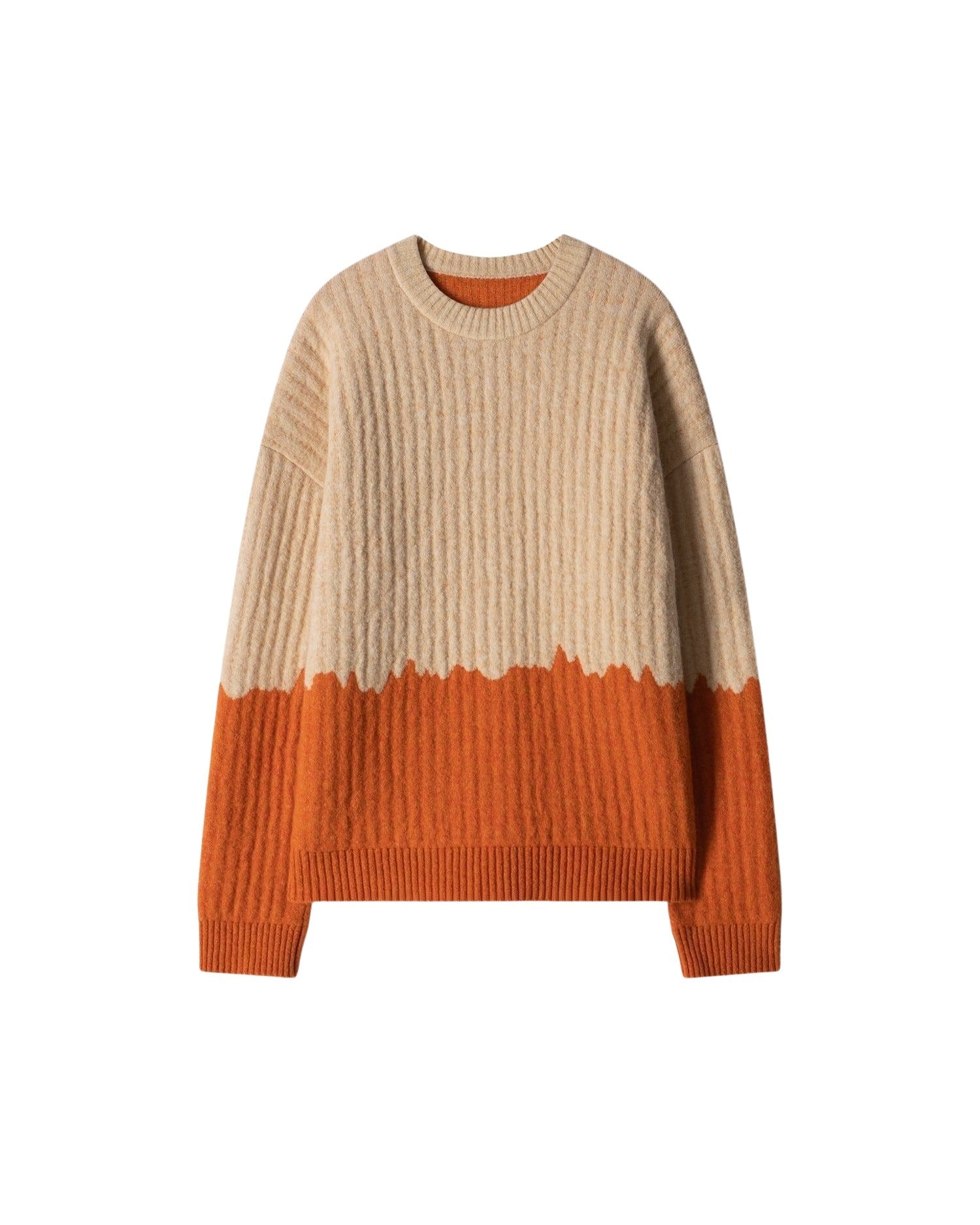 Pull Oveo à col roulé - Cream Orange