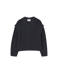 Pull Celso en laine - Charcoal
