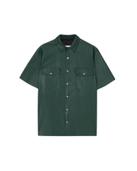 Chemise Adam à manches courtes - Pine Green