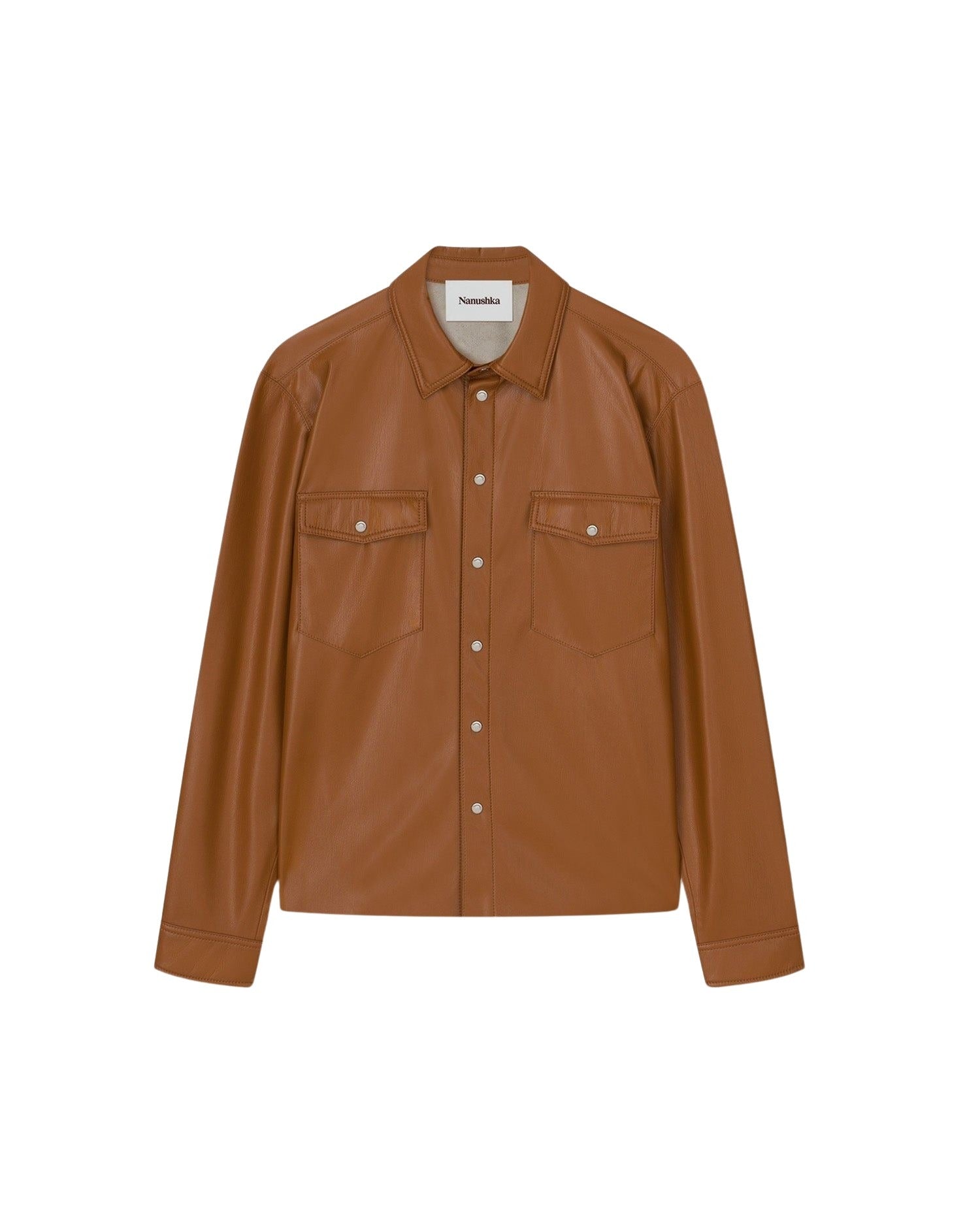 Chemise Lenn à manches longues - Tobacco