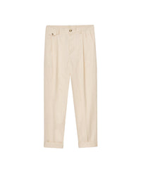 Pantalon Gini imprimé - Creme