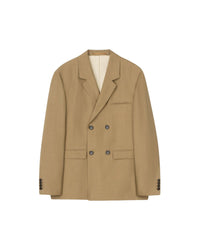 Veste blazer Renan à double boutonnage - Taupe Mix