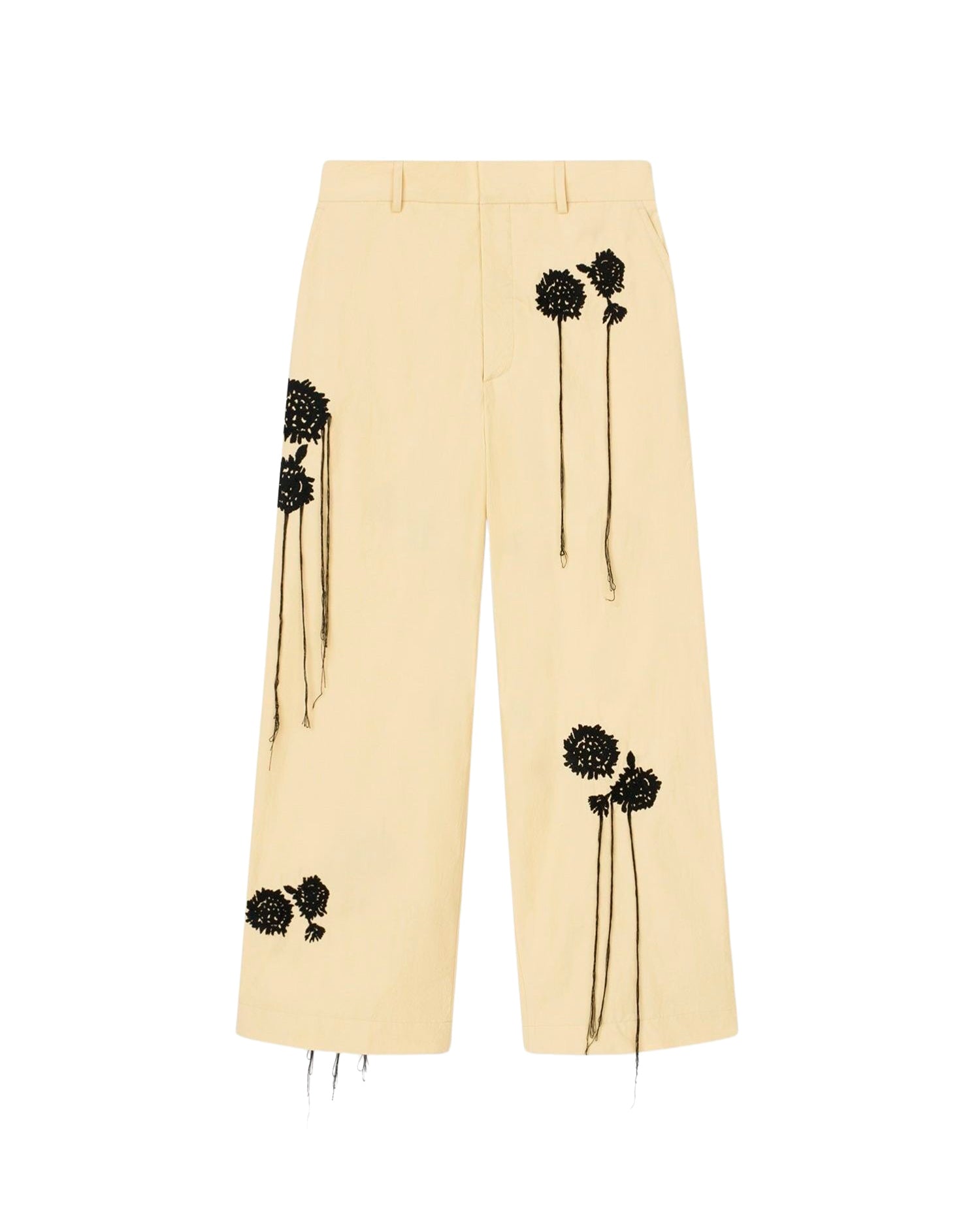 Pantalon Faris court à jambe large - Vintage Creme