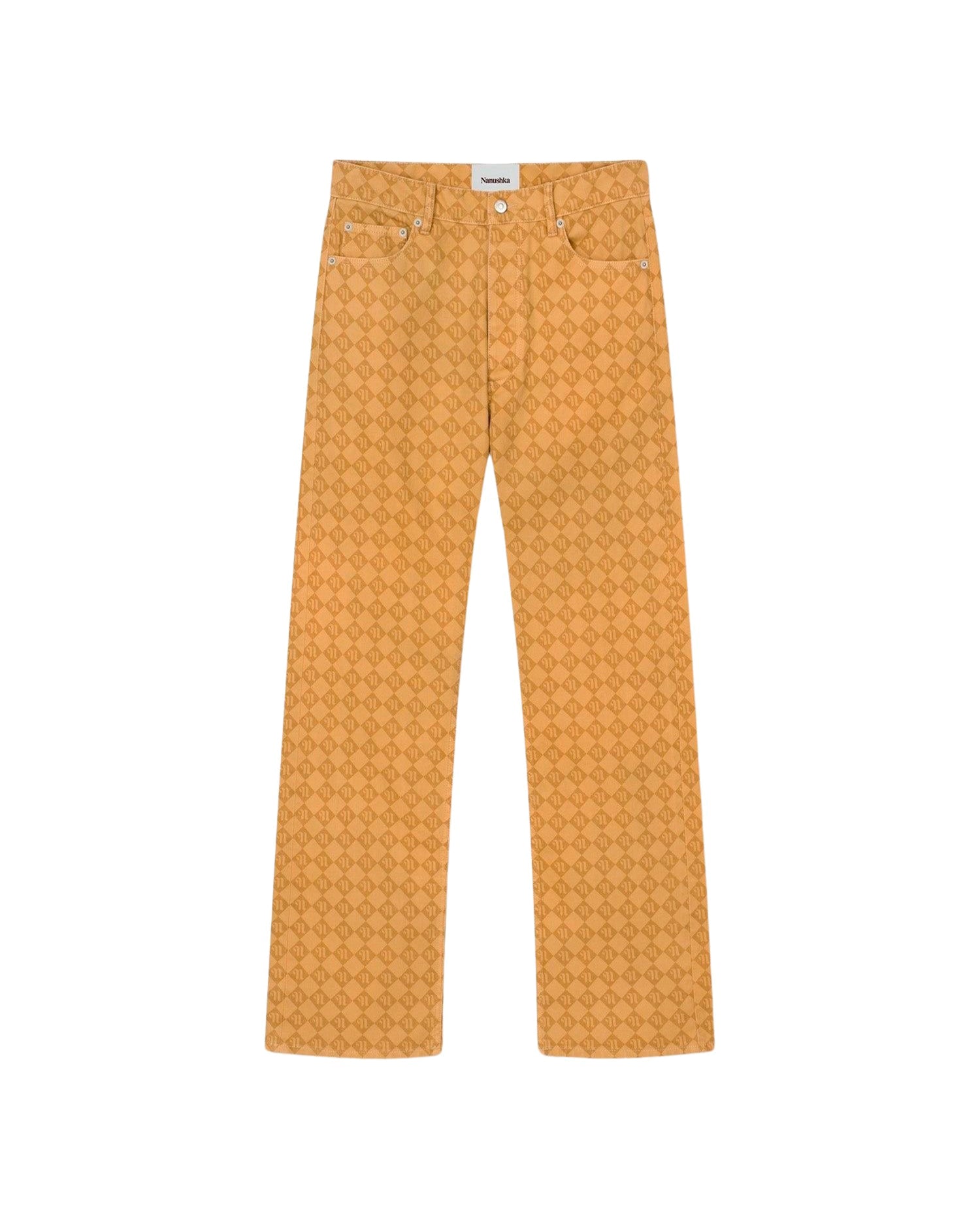 Jeans Gannon à coupe décontractée - Monogram Camel