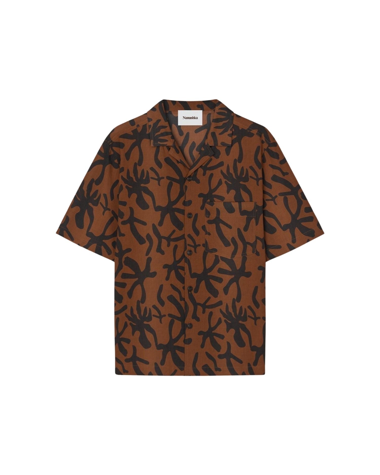 Chemise Bodil à manches courtes - Reef Brown