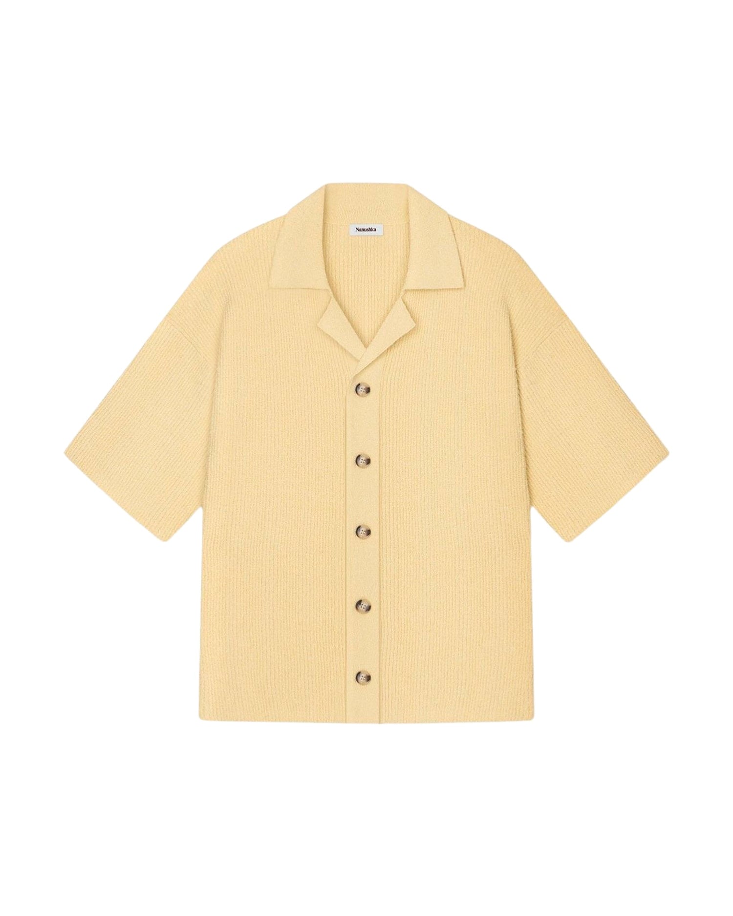 Chemise Jeff à manches courtes - Pale Yellow