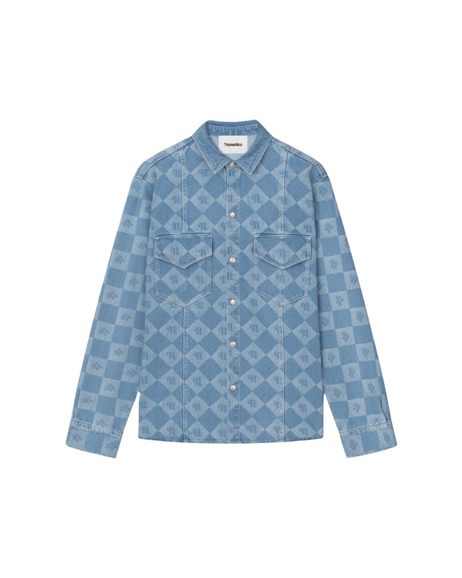Surchemise Tristo à poches plaquées - Blue Monogram Large