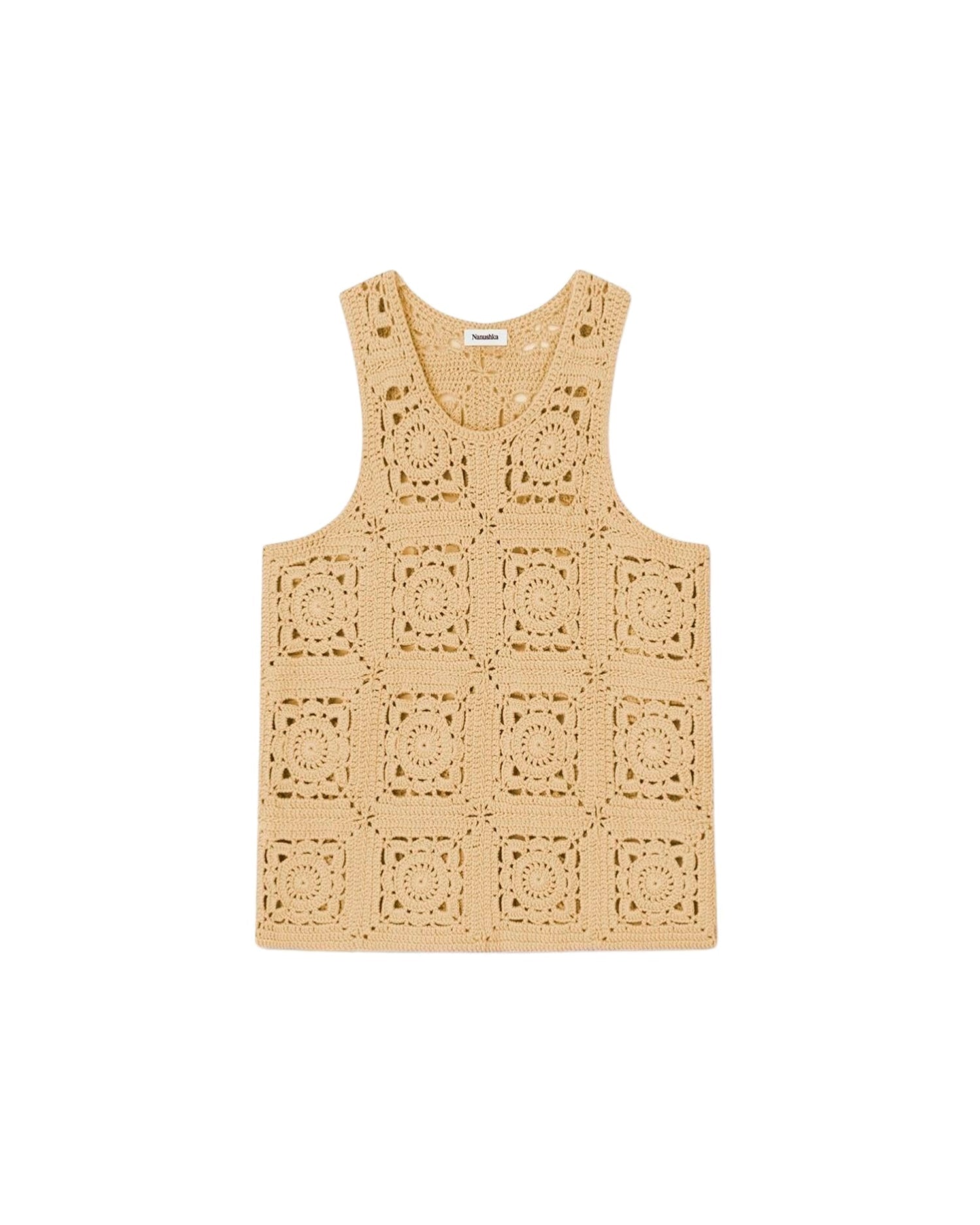 Gilet Laco crocheté - Beige