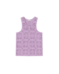 Gilet Laco crocheté - Lilac