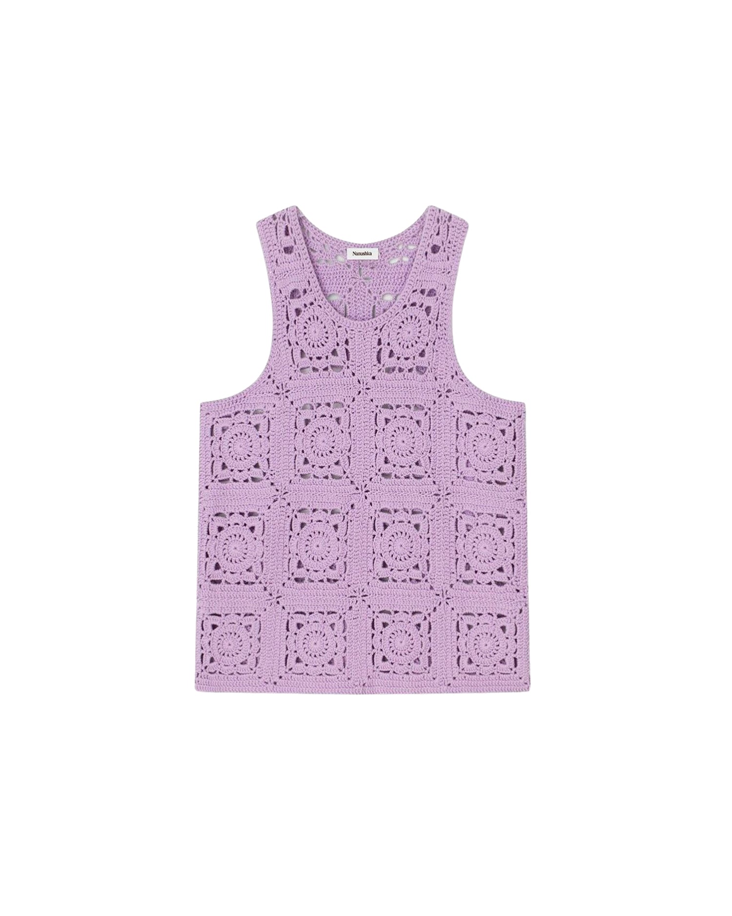 Gilet Laco crocheté - Lilac