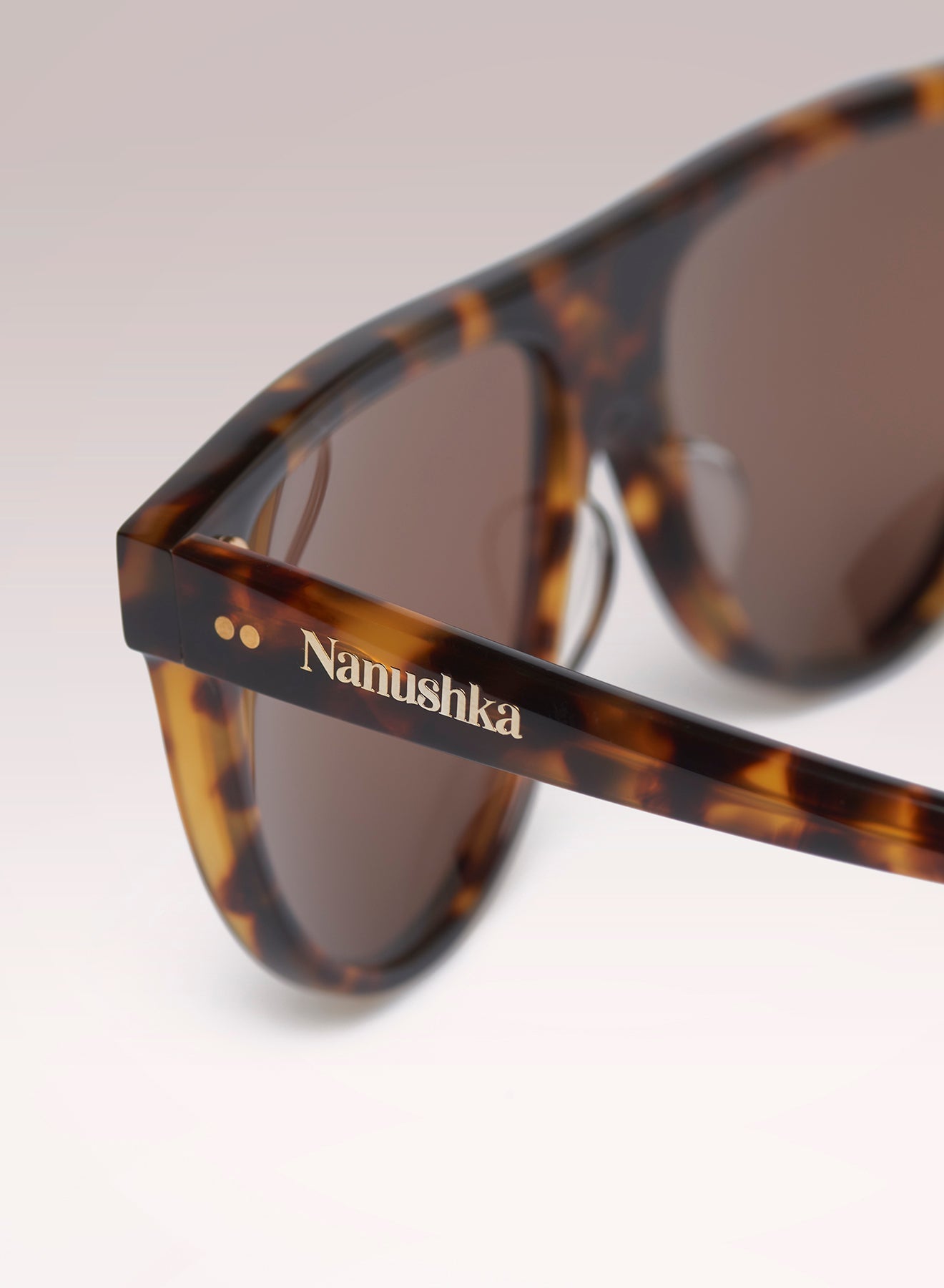 Lunettes de soleil Coleen demi-lune - Dark Amber