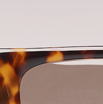 Lunettes de soleil Coleen demi-lune - Dark Amber