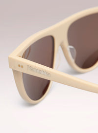 Lunettes de soleil Coleen demi-lune - Shell