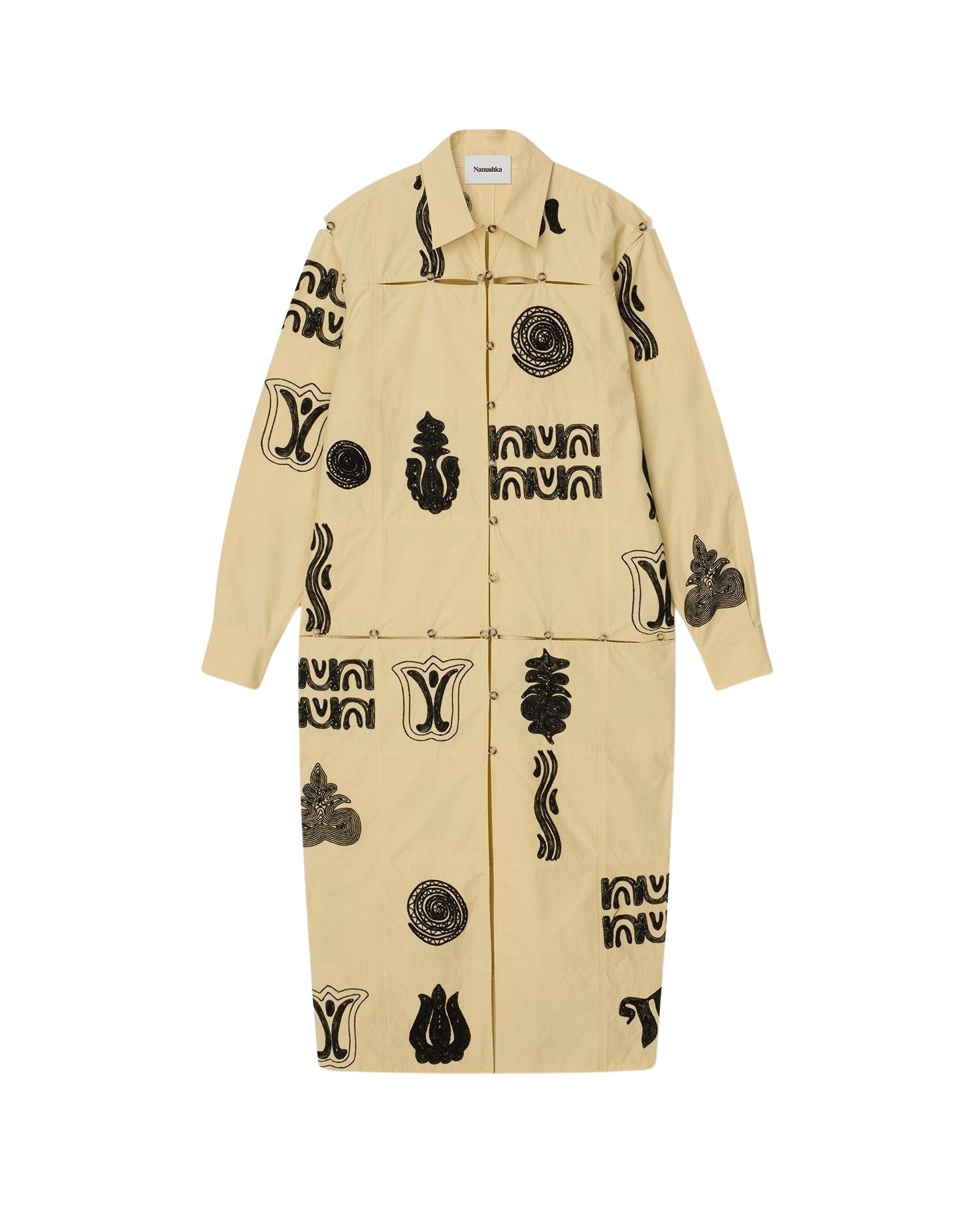 Robe Thera brodée - Vintage Creme