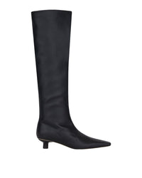 Cuissardes Pippa en cuir - Black