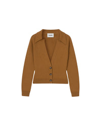 Cardigan Jodi en laine - Camel
