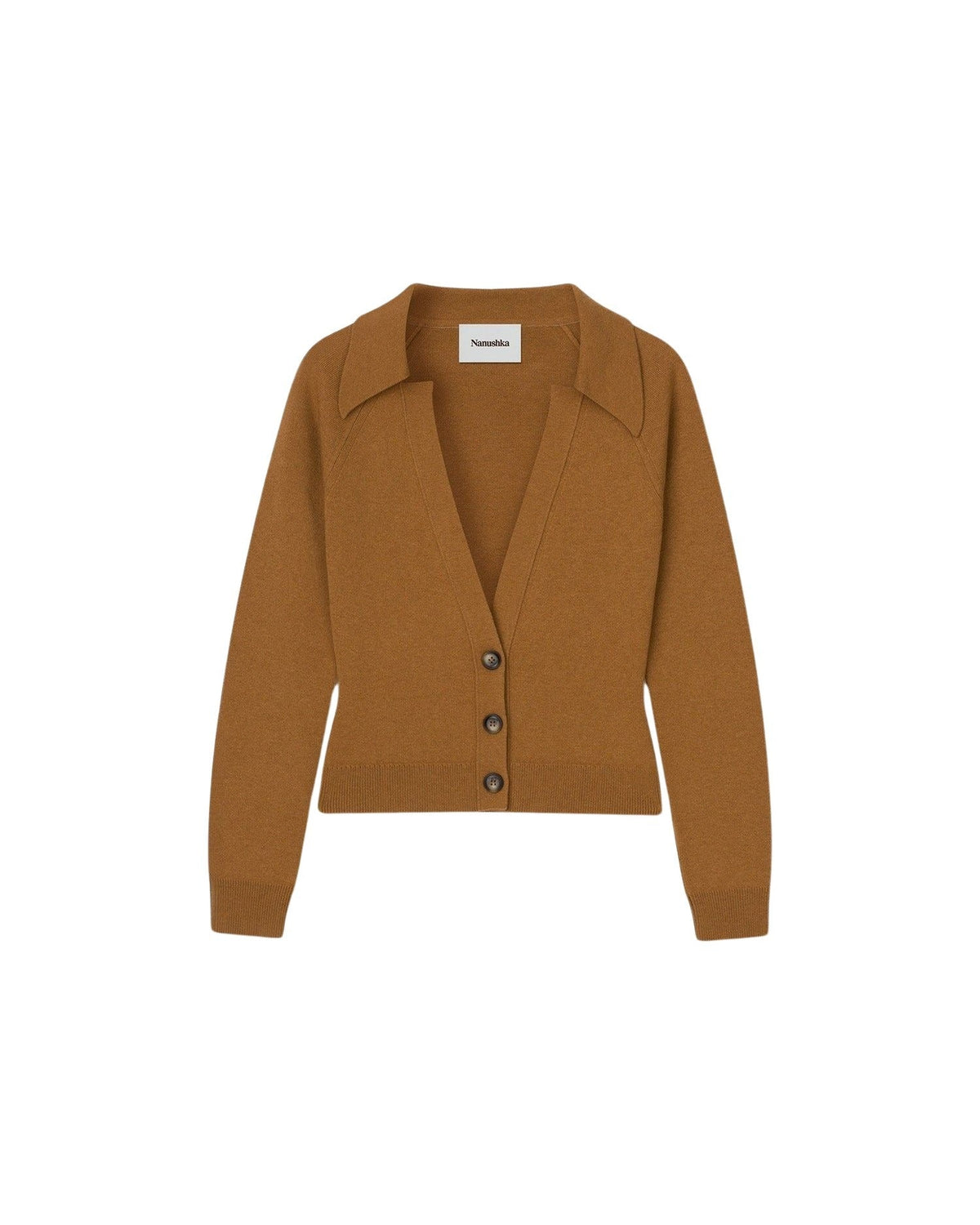 Cardigan Jodi en laine - Camel