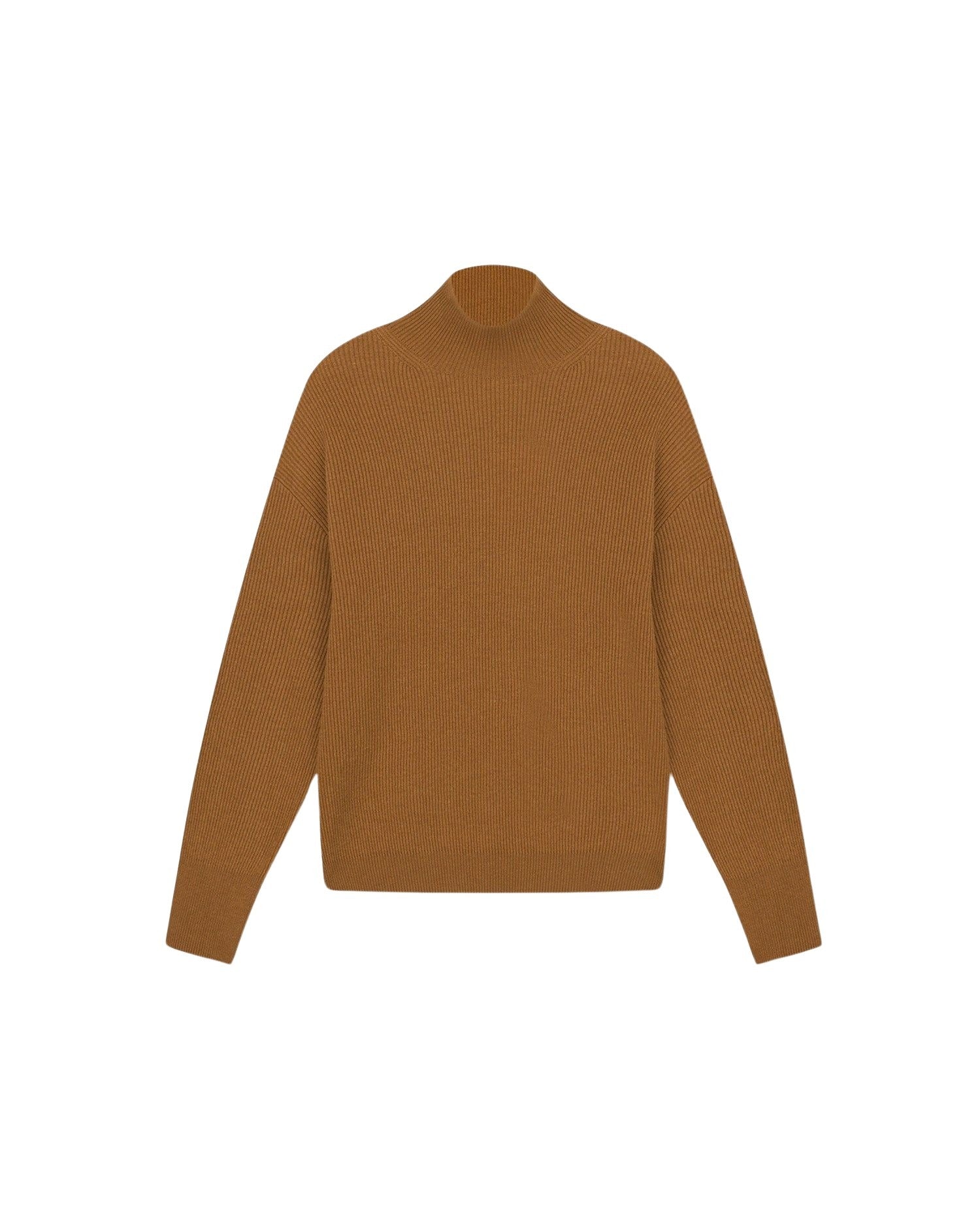 Pull Arya à col roulé en laine - Camel