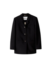 Veste blazer Mersey à boutonnage unique - Black