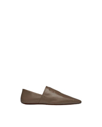 Mocassins Puket à bout carré en cuir - Grey
