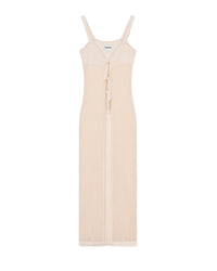Robe Elianne texturée - Creme