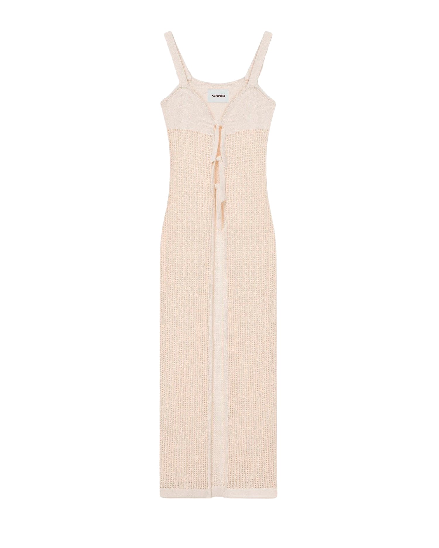 Robe Elianne texturée - Creme