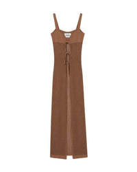 Robe Elianne texturée - Brown