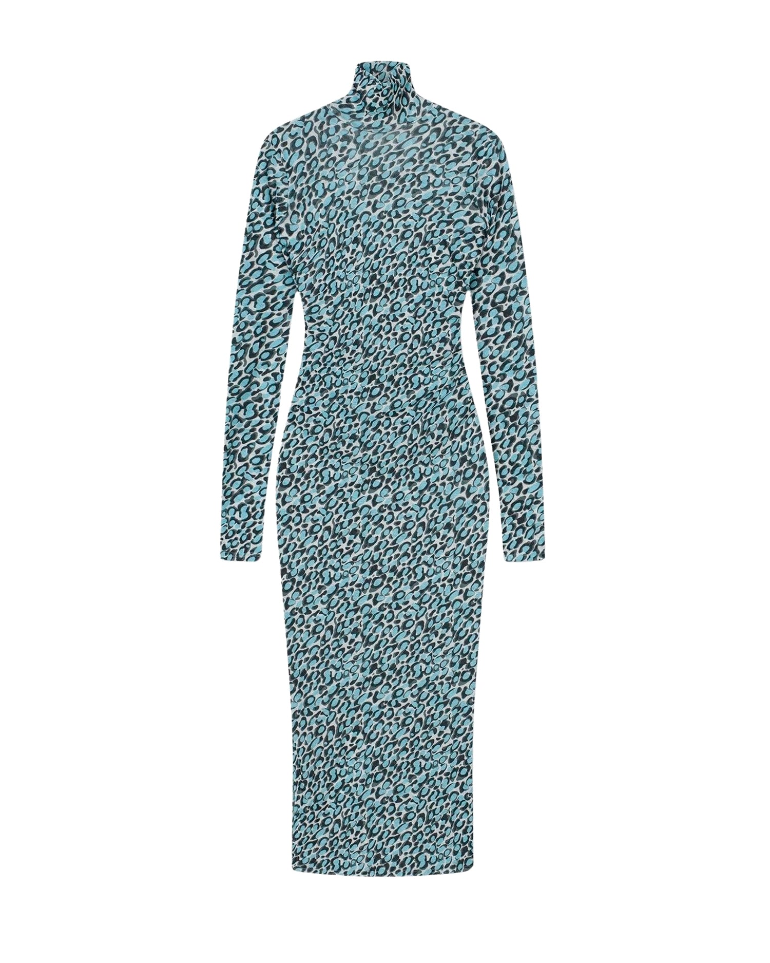 Robe Cardia à col haut - Ocelot Sky Blue