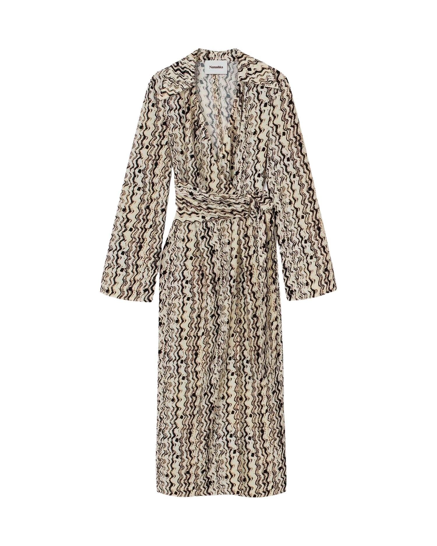 Robe Salus portefeuille ceinturée - Optic Wave
