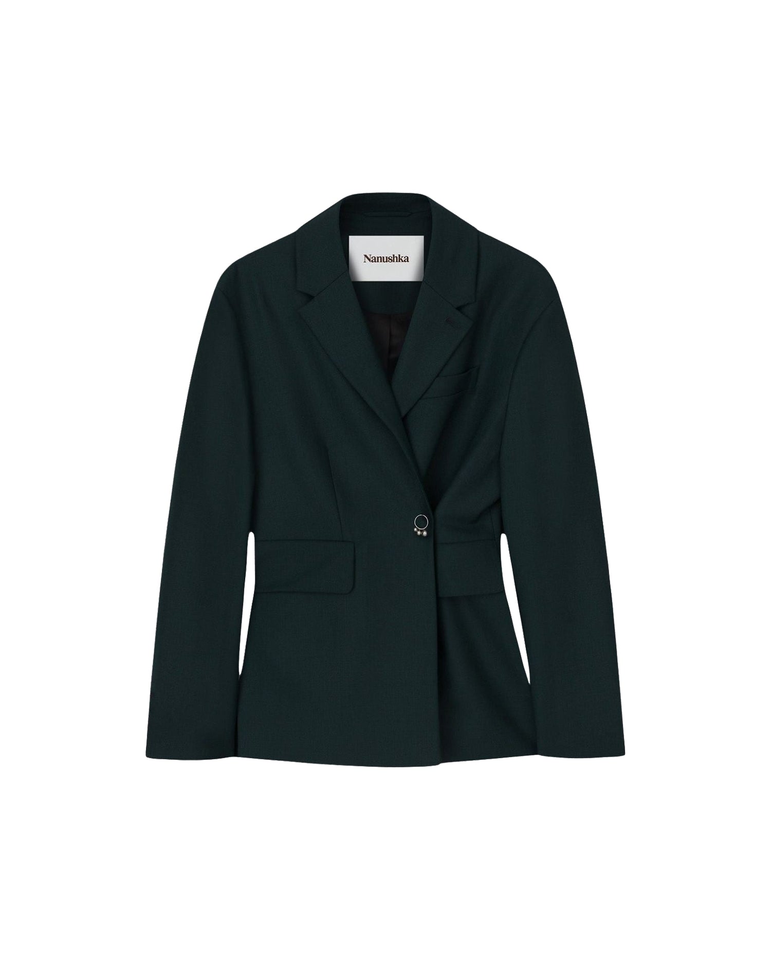 Veste blazer Danni asymétrique - Pine Green