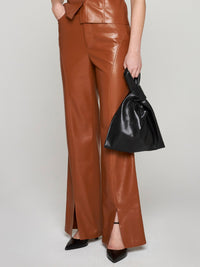 Pantalon Basha à ourlet fendu - Tobacco