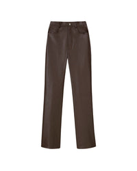 Pantalon droit Camma - Shiitake