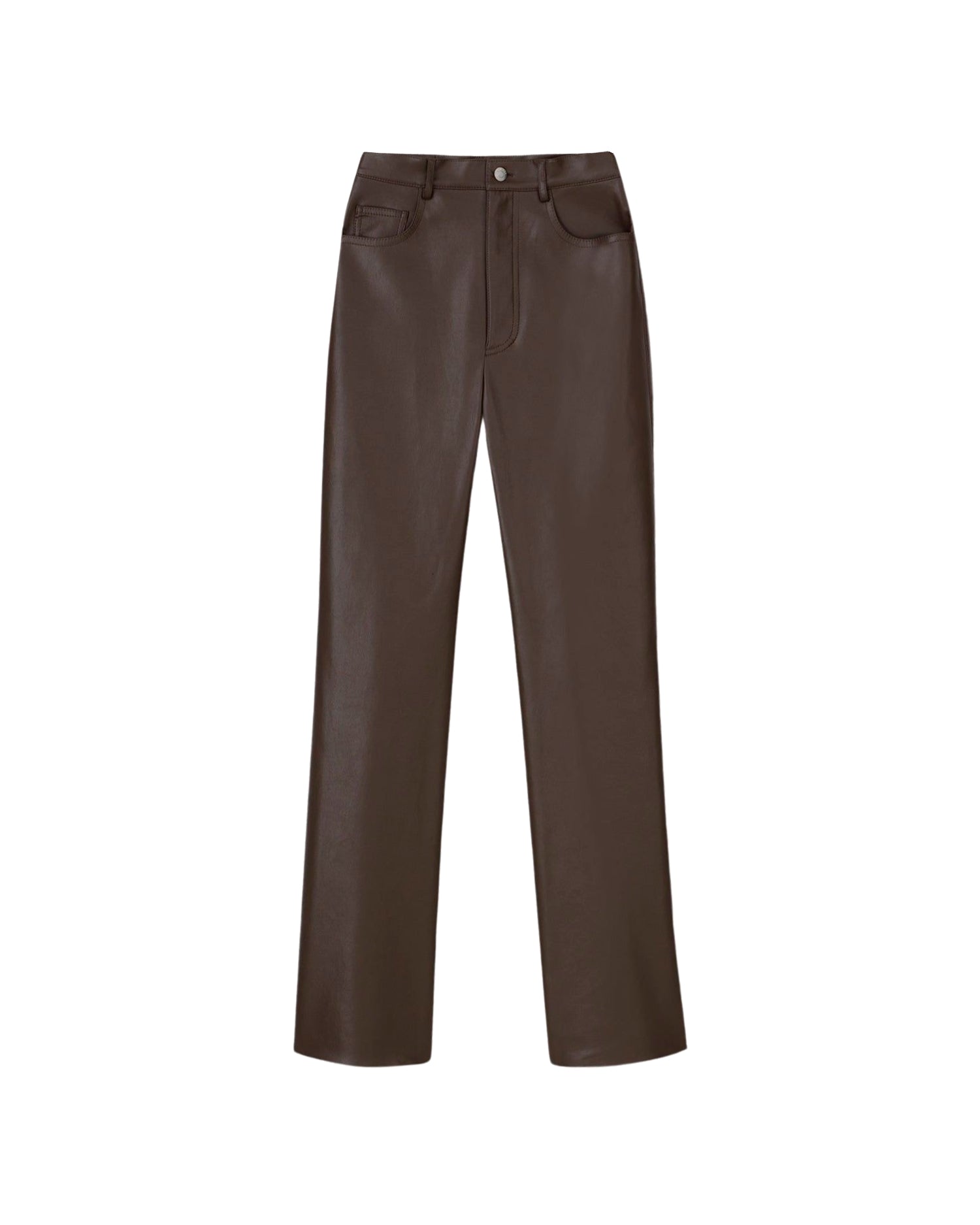 Pantalon droit Camma - Shiitake